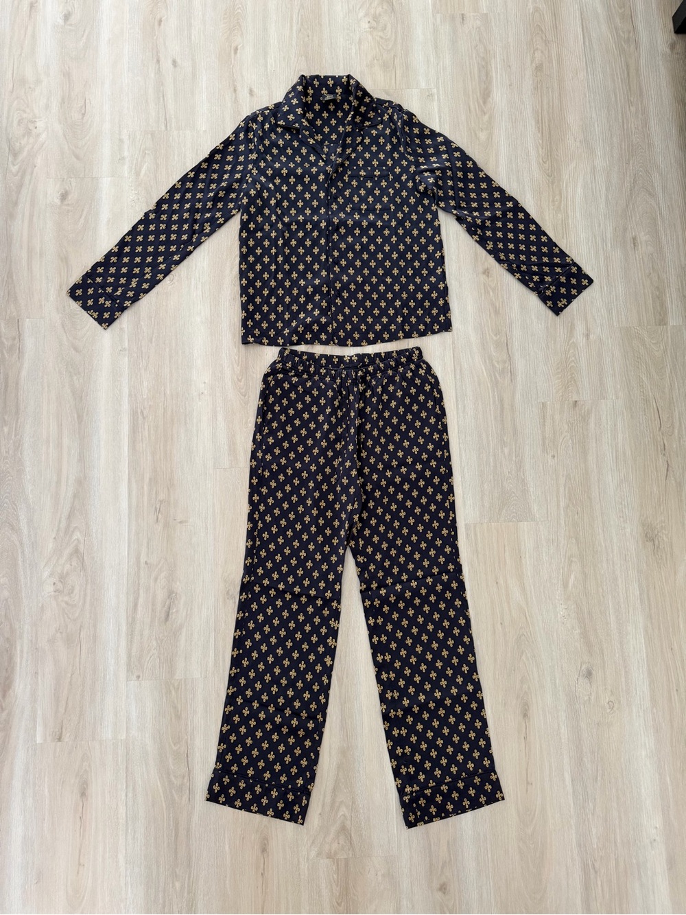 October's Very Own Silk Monogram Pyjama Set Size XS